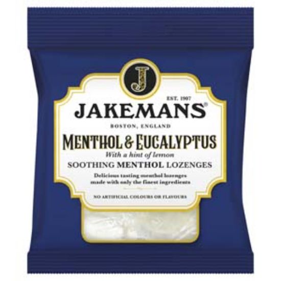 Picture of Bags Jakemans Lozenge Menth&Eucal 73g x12